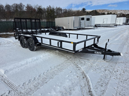 New 2026 Cam Superline 7X16 7K - TUBE TOP Utility Trailer