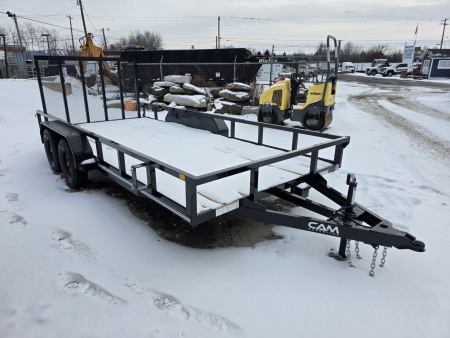 New 2026 Cam Superline 7X16 7K - TUBE TOP Utility Trailer