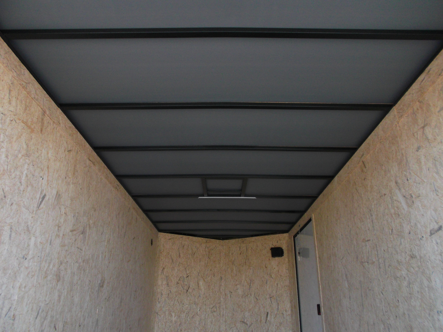 New 2026 Covered Wagon Trailers 7x16 Cargo Trailer / Enclosed Trailer / 7ft Interior / Extra Wide Ramp / 48" RV Door / .080 Silver Poly Core Semi-Screwless Exterior / Black Out Package