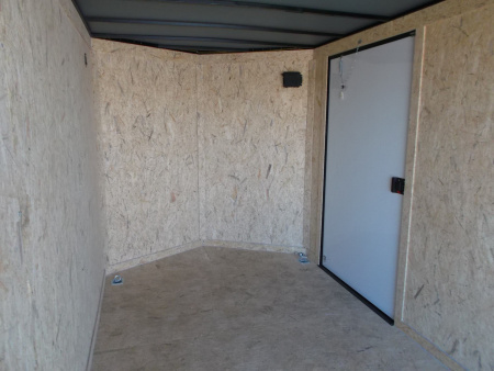 New 2026 Covered Wagon Trailers 7x16 Cargo Trailer / Enclosed Trailer / 7ft Interior / Extra Wide Ramp / 48" RV Door / .080 Silver Poly Core Semi-Screwless Exterior / Black Out Package