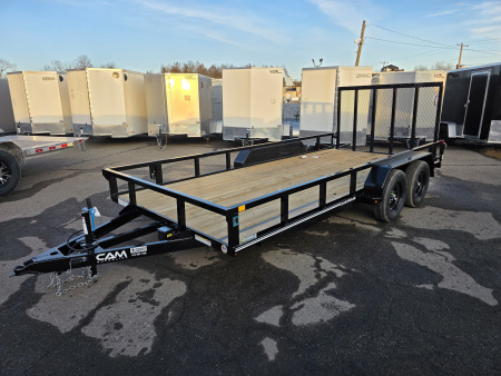 New 2025 Cam Superline 7X16 7K - TUBE TOP Utility Trailer