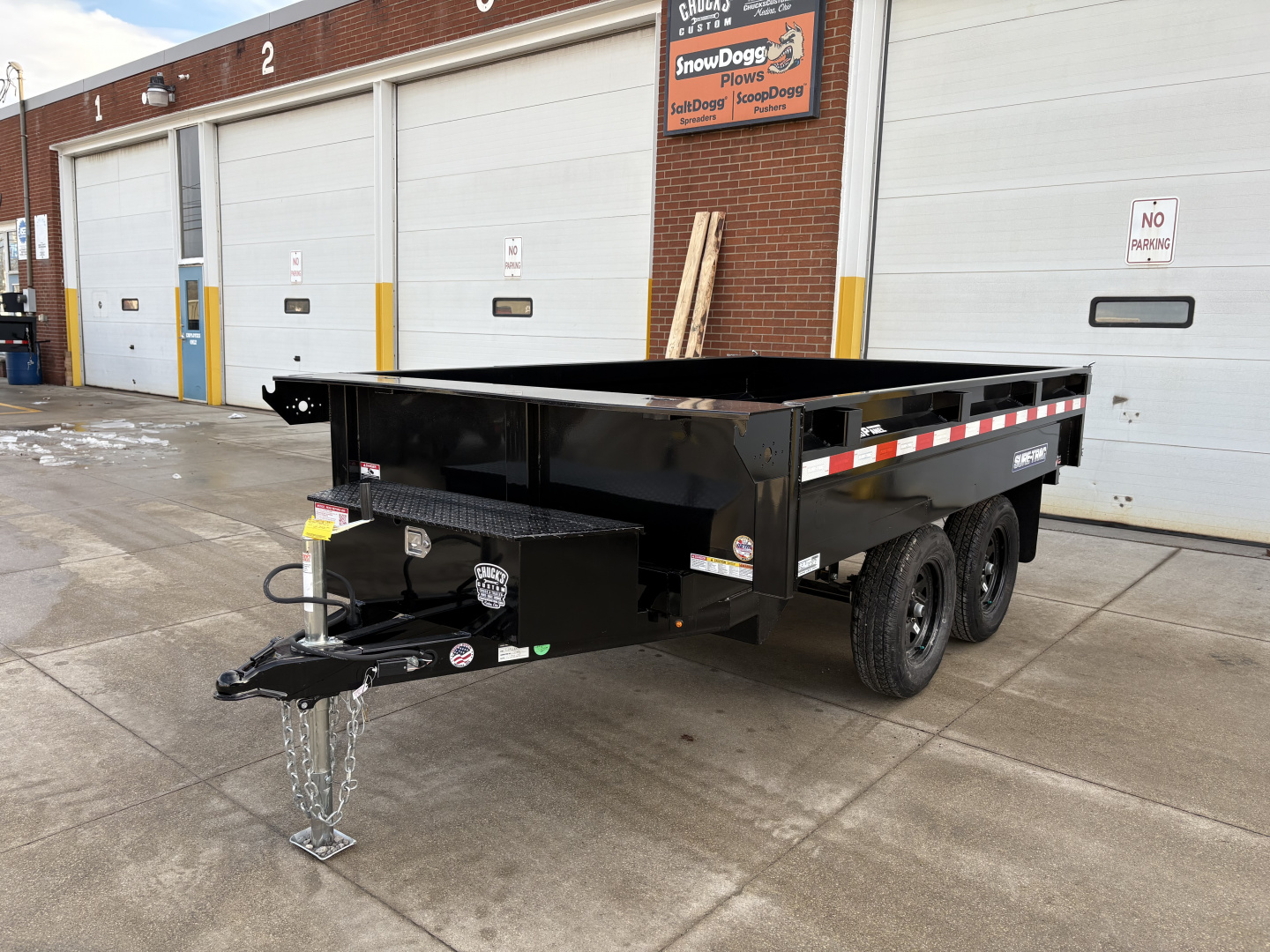 New 2026 Sure-Trac 6 X 10 SD Deckover Dump Trailer 7K Single Ram Dump Trailer