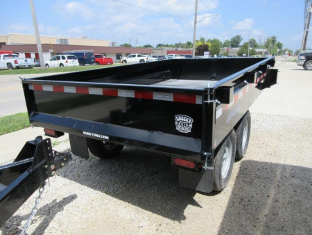 New 2026 Sure-Trac 6 X 10 SD Deckover Dump Trailer 7K Single Ram Dump Trailer