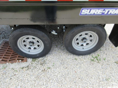 New 2026 Sure-Trac 6 X 10 SD Deckover Dump Trailer 7K Single Ram Dump Trailer