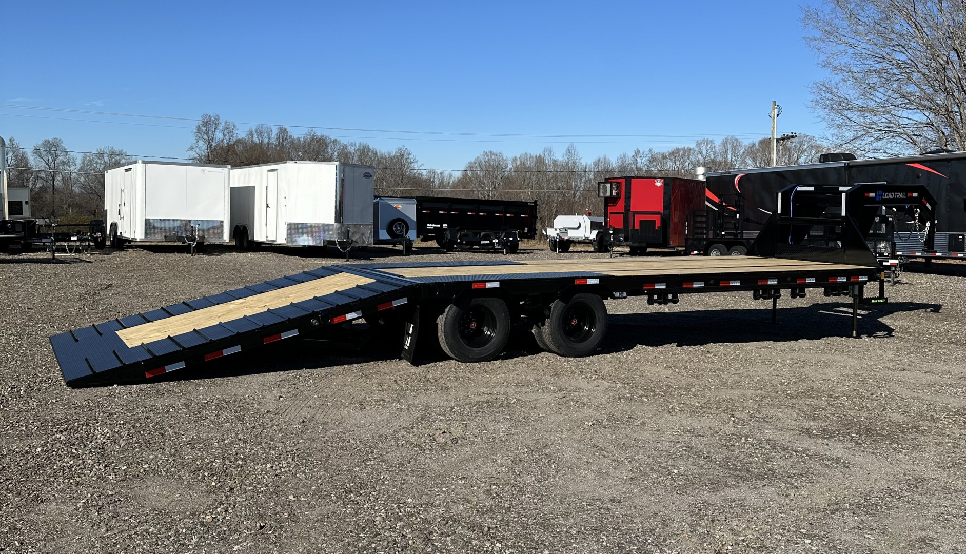 New 2026 Load Trail 102 X 32 HYD TAIL Equipment Trailer