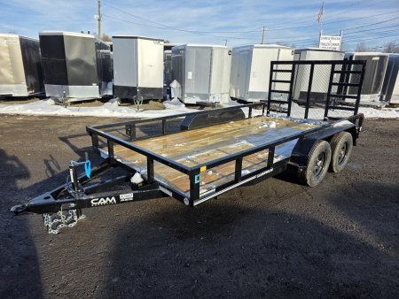 New 2026 Cam Superline 7X14 7K - TUBE TOP Utility Trailer