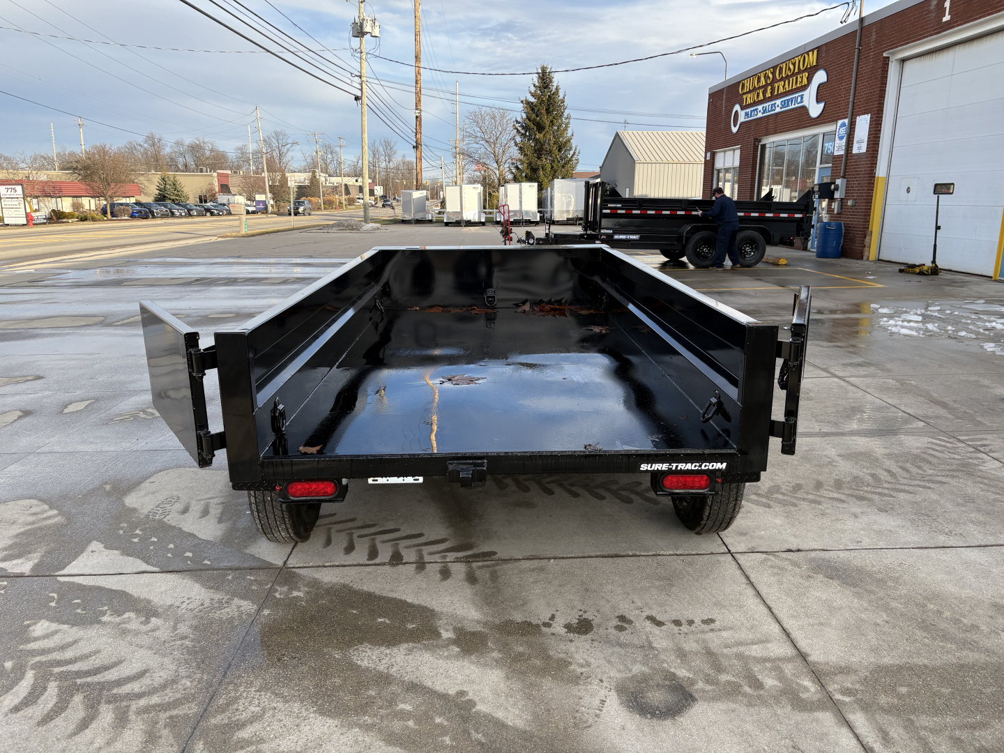 New 2026 Sure-Trac 5 x 10 Low Profile Homeowner Dump Trailer