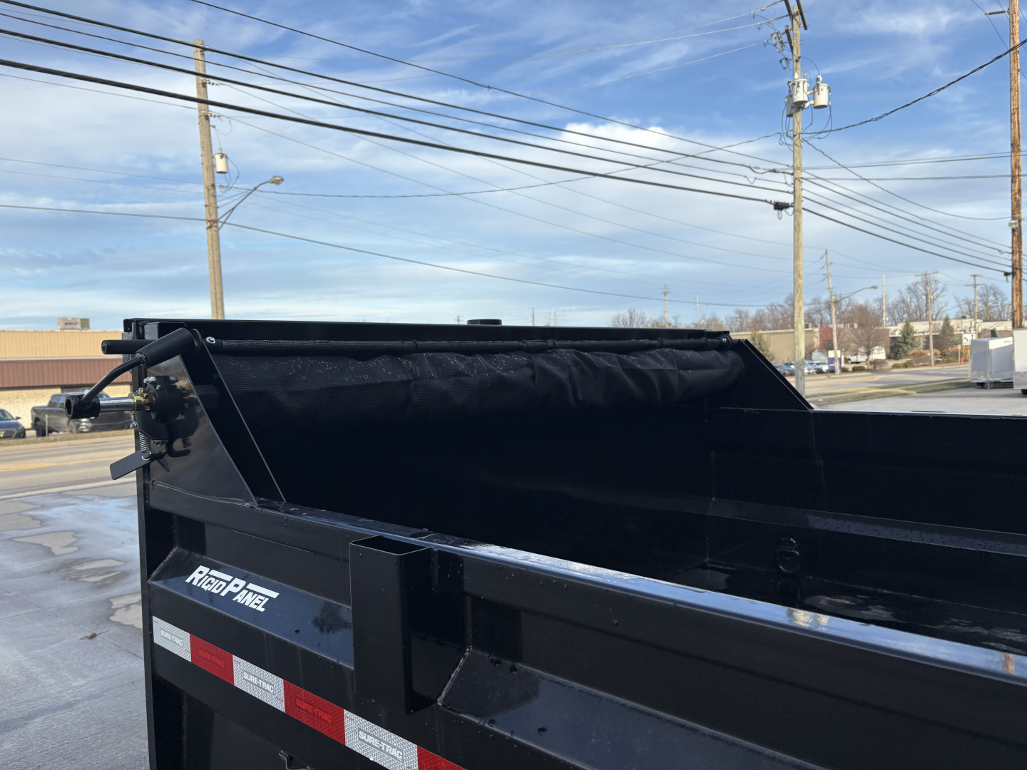 New 2026 Sure-Trac 82 IN x 14 HD Low Profile Dump Trailer 14K Telescopic Dump Trailer