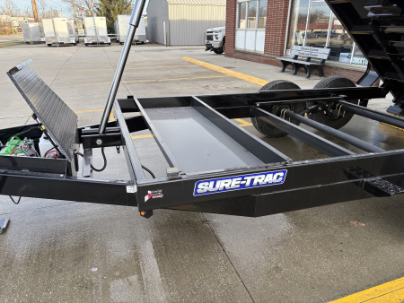 New 2026 Sure-Trac 82 IN x 14 HD Low Profile Dump Trailer 14K Telescopic Dump Trailer