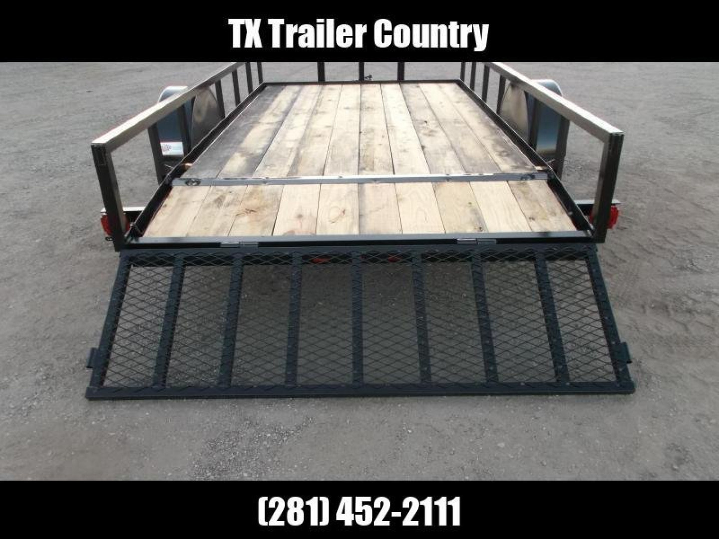 New 2026 Longhorn Trailers 77x12 Utility Trailer / 2ft Dovetail / 2ft Ramp Gate / LED Lights