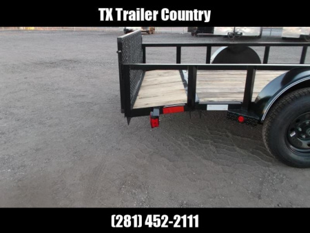 New 2026 Longhorn Trailers 77x12 Utility Trailer / 2ft Dovetail / 2ft Ramp Gate / LED Lights