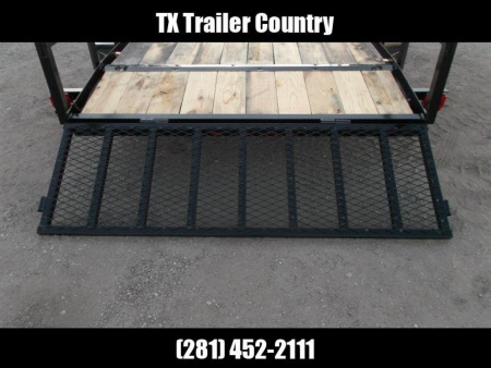 New 2026 Longhorn Trailers 77x12 Utility Trailer / 2ft Dovetail / 2ft Ramp Gate / LED Lights