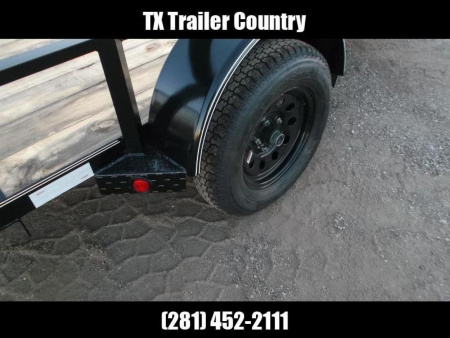 New 2026 Longhorn Trailers 77x12 Utility Trailer / 2ft Dovetail / 2ft Ramp Gate / LED Lights