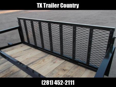 New 2026 Longhorn Trailers 77x12 Utility Trailer / 2ft Dovetail / 2ft Ramp Gate / LED Lights