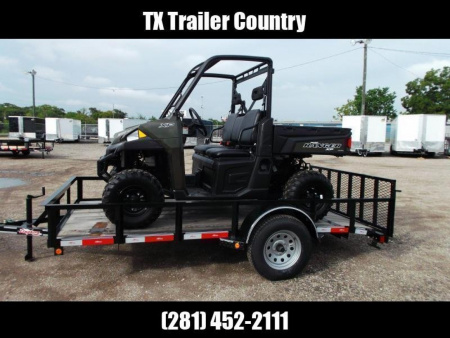 New 2026 Longhorn Trailers 77x12 Utility Trailer / 2ft Dovetail / 2ft Ramp Gate / LED Lights