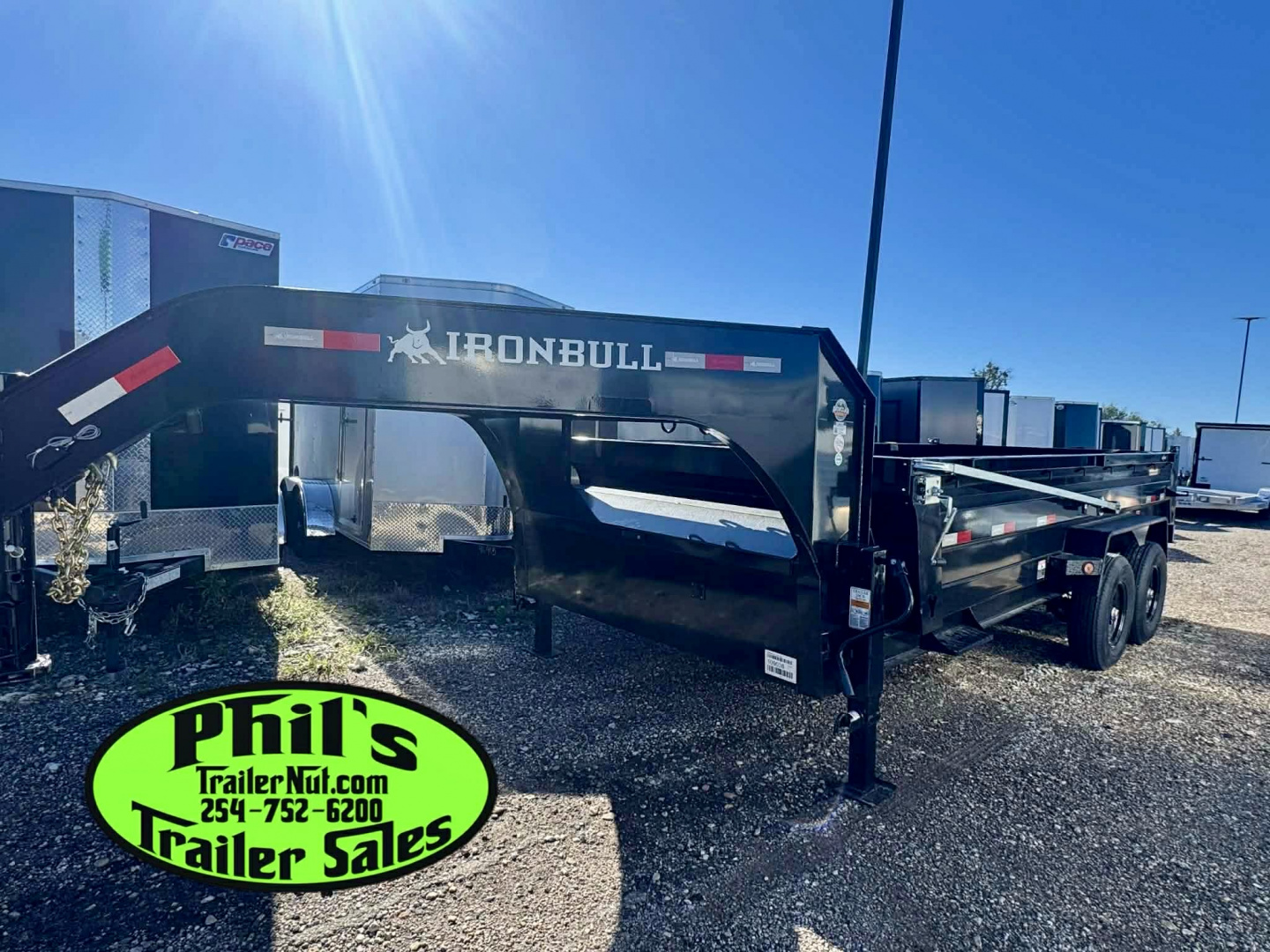 New 2026 Iron Bull 83X16 Dump Trailer 24'' SIDES & PRO RETRACTABLE TARP UPGRADE! ONLY 1 AVAILABLE AT THIS PRICE!