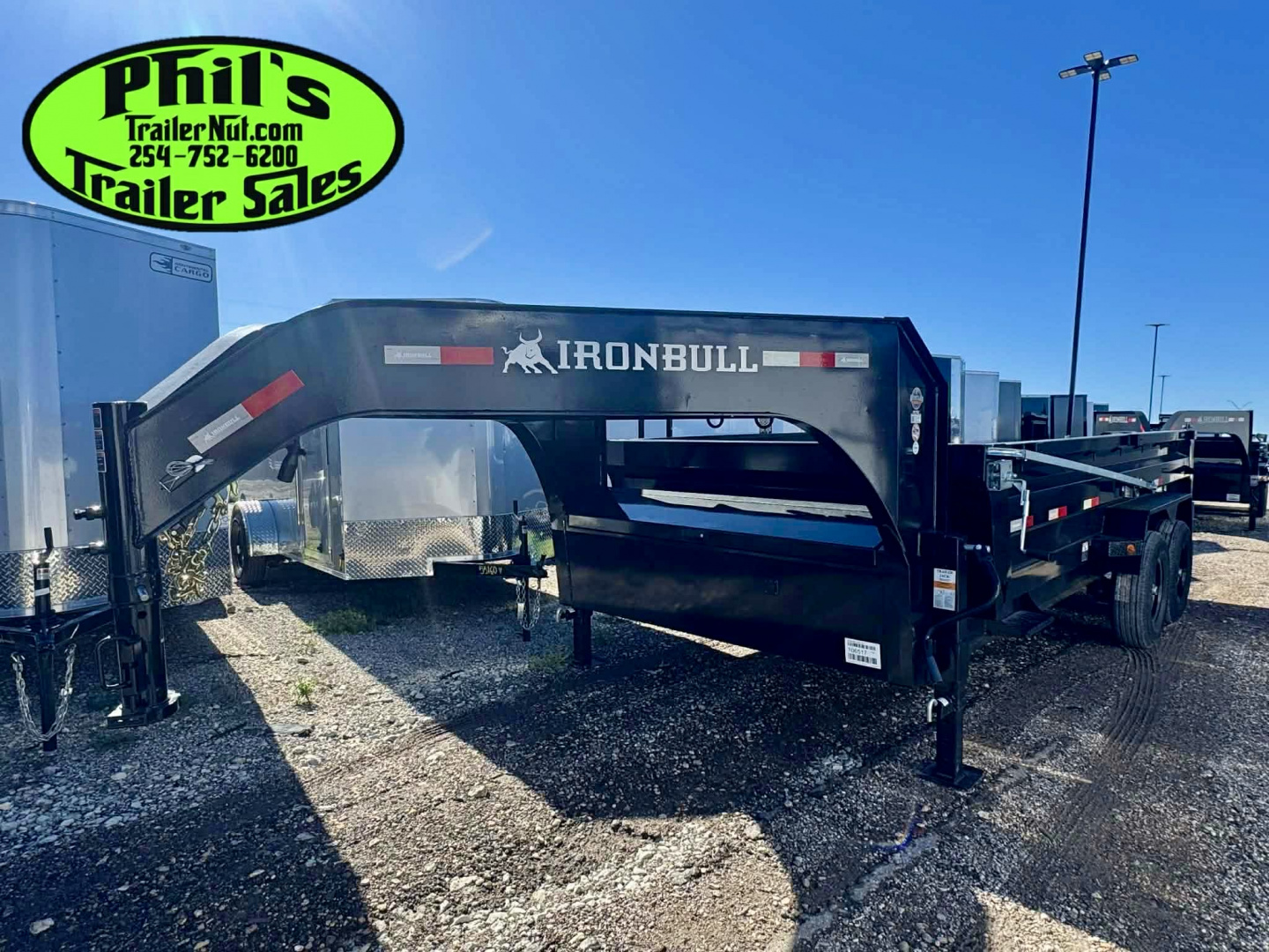 New 2026 Iron Bull 83X16 Dump Trailer 24'' SIDES & PRO RETRACTABLE TARP UPGRADE! ONLY 1 AVAILABLE AT THIS PRICE!