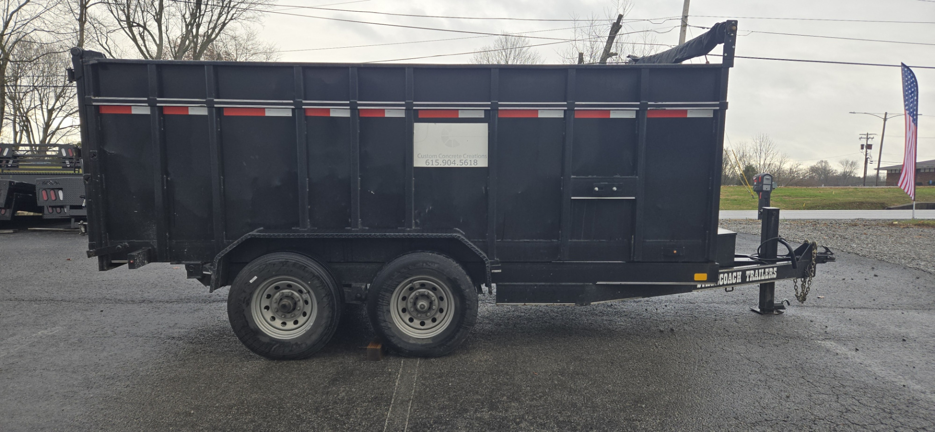 Used Repo 2023 Davidson Trailers 83x14 BP Dump Trailer