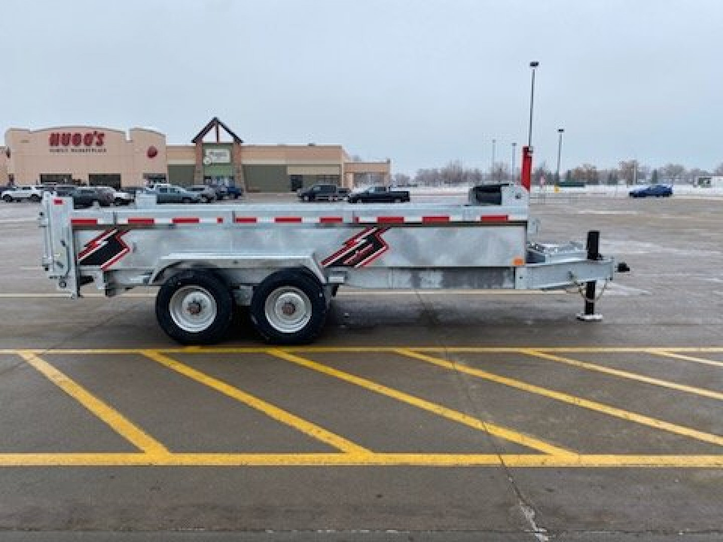 New 2025 TRIUMPH TA 7'x16'-20K Galvanized Dump Trailer