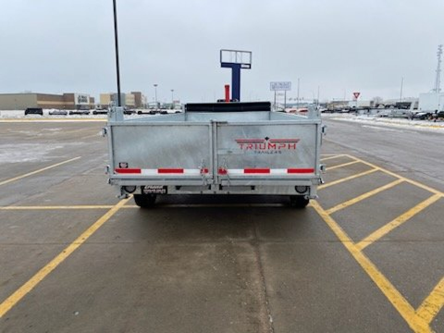 New 2025 TRIUMPH TA 7'x16'-20K Galvanized Dump Trailer