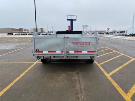 New 2025 TRIUMPH TA 7'x16'-20K Galvanized Dump Trailer