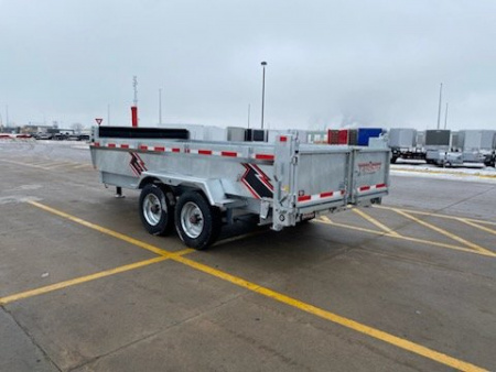 New 2025 TRIUMPH TA 7'x16'-20K Galvanized Dump Trailer
