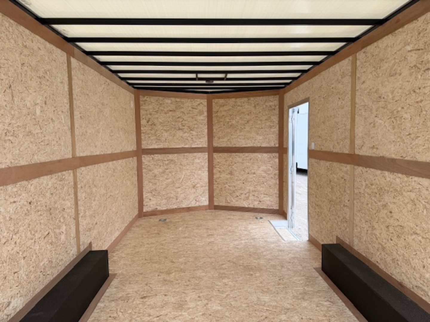 New 2026 Cross White 8.5'x16' 10k Alpha Flat Top V-Nose Enclosed Cargo Trailer