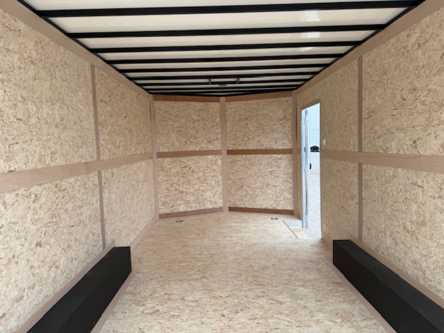 New 2026 Cross Charcoal 8.5'x16' 10k Alpha Flat Top V-Nose Enclosed Cargo Trailer