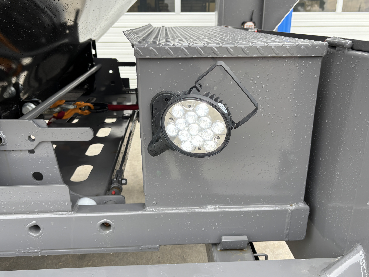 New 2025 Midsota 82"x16' Gooseneck Roll Off Dump Trailer