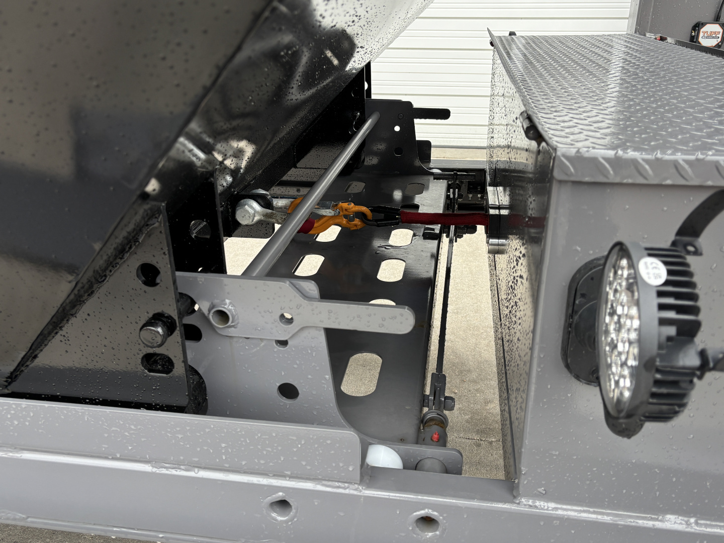 New 2025 Midsota 82"x16' Gooseneck Roll Off Dump Trailer