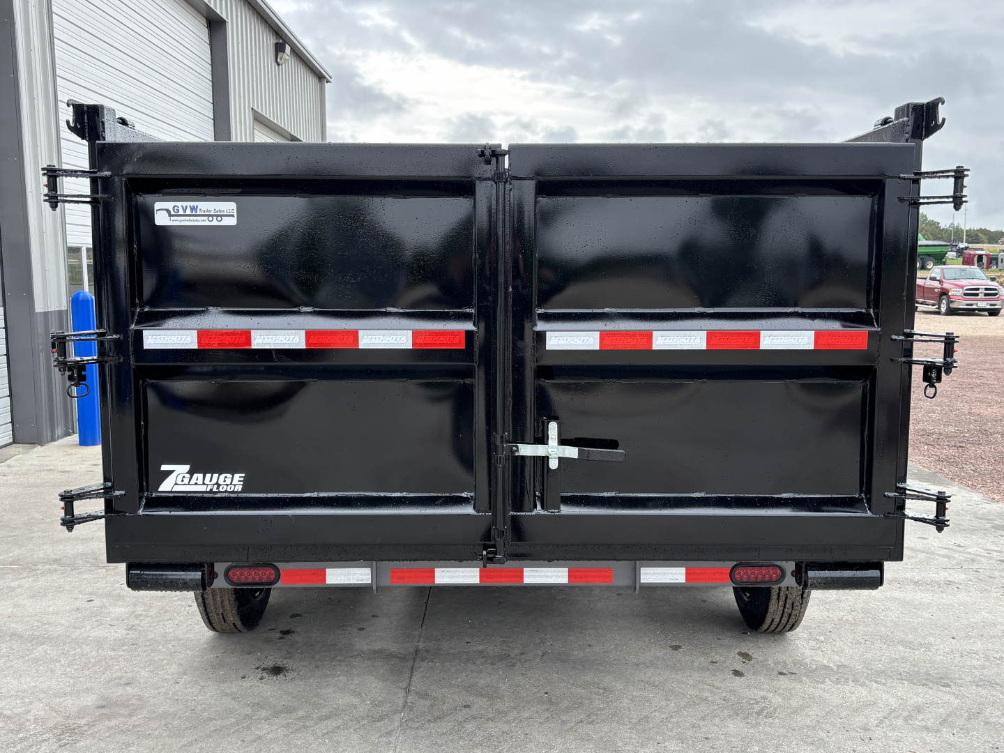New 2025 Midsota 82"x16' Gooseneck Roll Off Dump Trailer