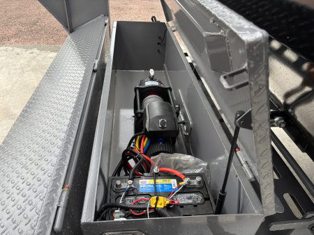 New 2025 Midsota 82"x16' Gooseneck Roll Off Dump Trailer