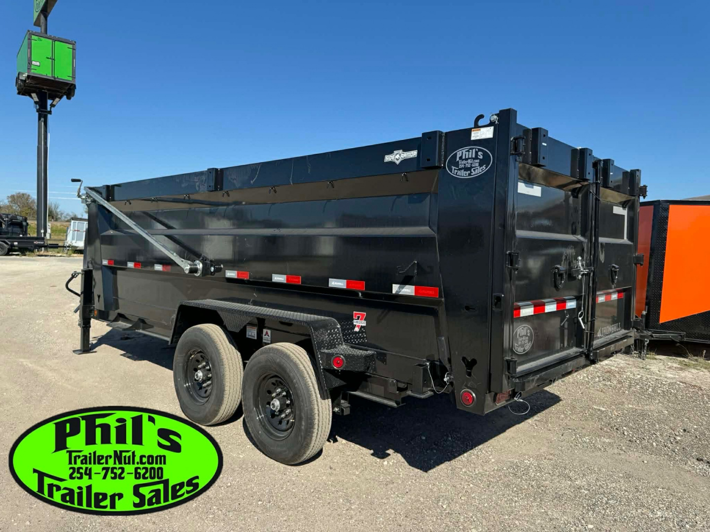 New 2026 Iron Bull 83X16 Dump Trailer 36'' SIDES & PRO RETRACTABLE TARP UPGRADE & ALUMINUM RAMPS!