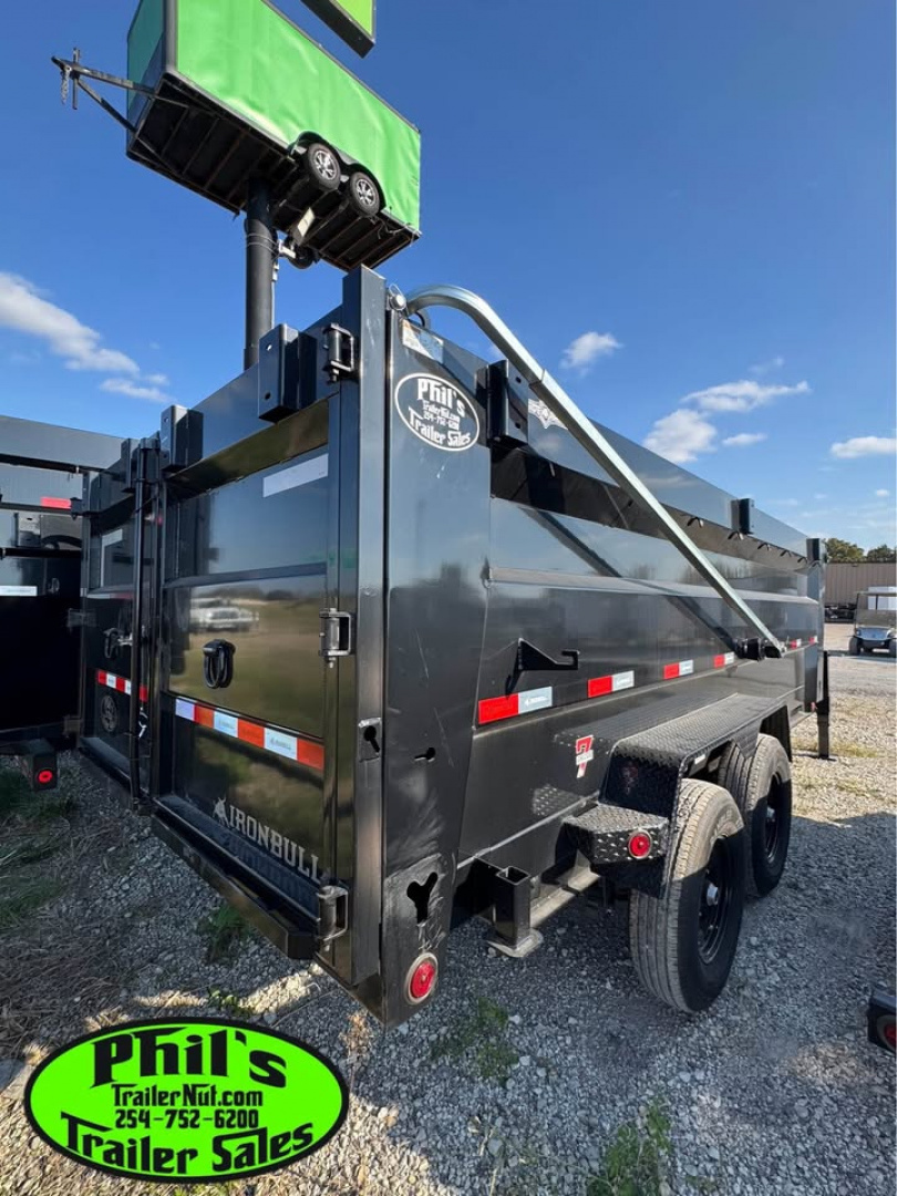 New 2026 Iron Bull 83X16 Dump Trailer 36'' SIDES & PRO RETRACTABLE TARP UPGRADE & ALUMINUM RAMPS!