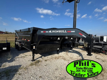 New 2026 Iron Bull 83X16 Dump Trailer 36'' SIDES & PRO RETRACTABLE TARP UPGRADE & ALUMINUM RAMPS!