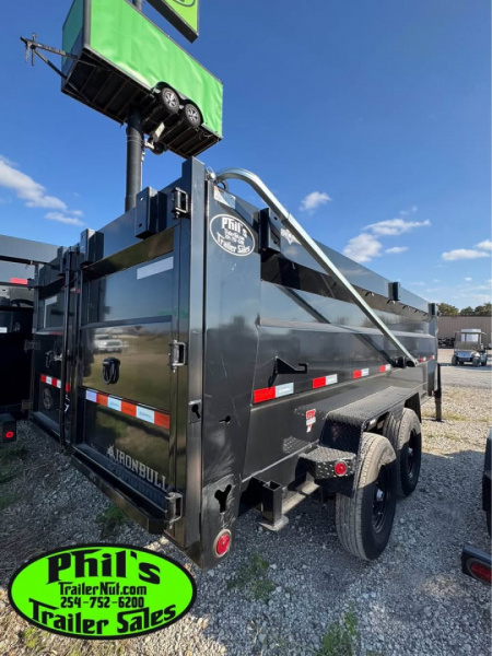 New 2026 Iron Bull 83X16 Dump Trailer 36'' SIDES & PRO RETRACTABLE TARP UPGRADE & ALUMINUM RAMPS!