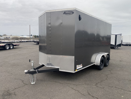 New 2026 Formula Traverse 7x14 Enclosed Trailer w/ Rear Ramp Door 7K GVWR