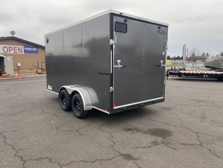 New 2026 Formula Traverse 7x14 Enclosed Trailer w/ Rear Ramp Door 7K GVWR