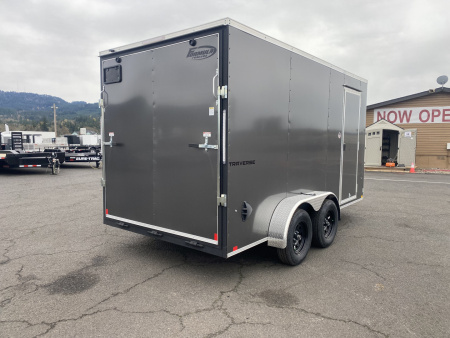 New 2026 Formula Traverse 7x14 Enclosed Trailer w/ Rear Ramp Door 7K GVWR