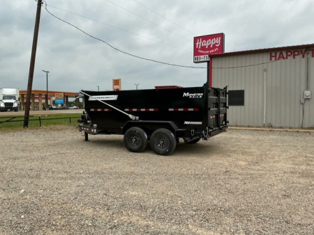 New 2026 PJ 83"x14' BP Tandem Axle Low Pro Telescopic Dump w/ 48" Sides – DT Voyager Package