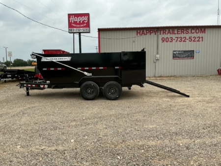 New 2026 PJ 83"x14' BP Tandem Axle Low Pro Telescopic Dump w/ 48" Sides – DT Voyager Package