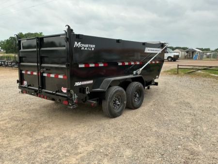New 2026 PJ 83"x14' BP Tandem Axle Low Pro Telescopic Dump w/ 48" Sides – DT Voyager Package