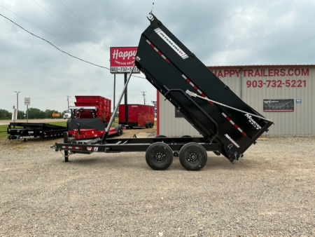 New 2026 PJ 83"x14' BP Tandem Axle Low Pro Telescopic Dump w/ 48" Sides – DT Voyager Package