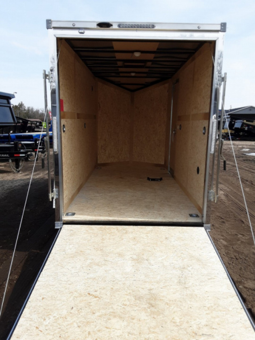 New 2026 Stealth Trailers 6X12 SILVER Cargo / Enclosed Trailer silver