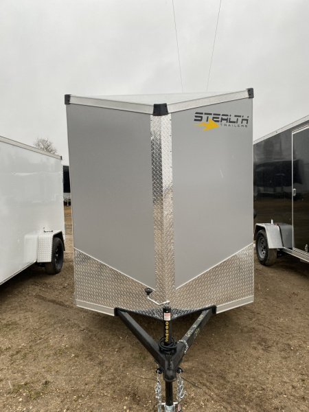 New 2026 Stealth Trailers 6X12 SILVER Cargo / Enclosed Trailer silver