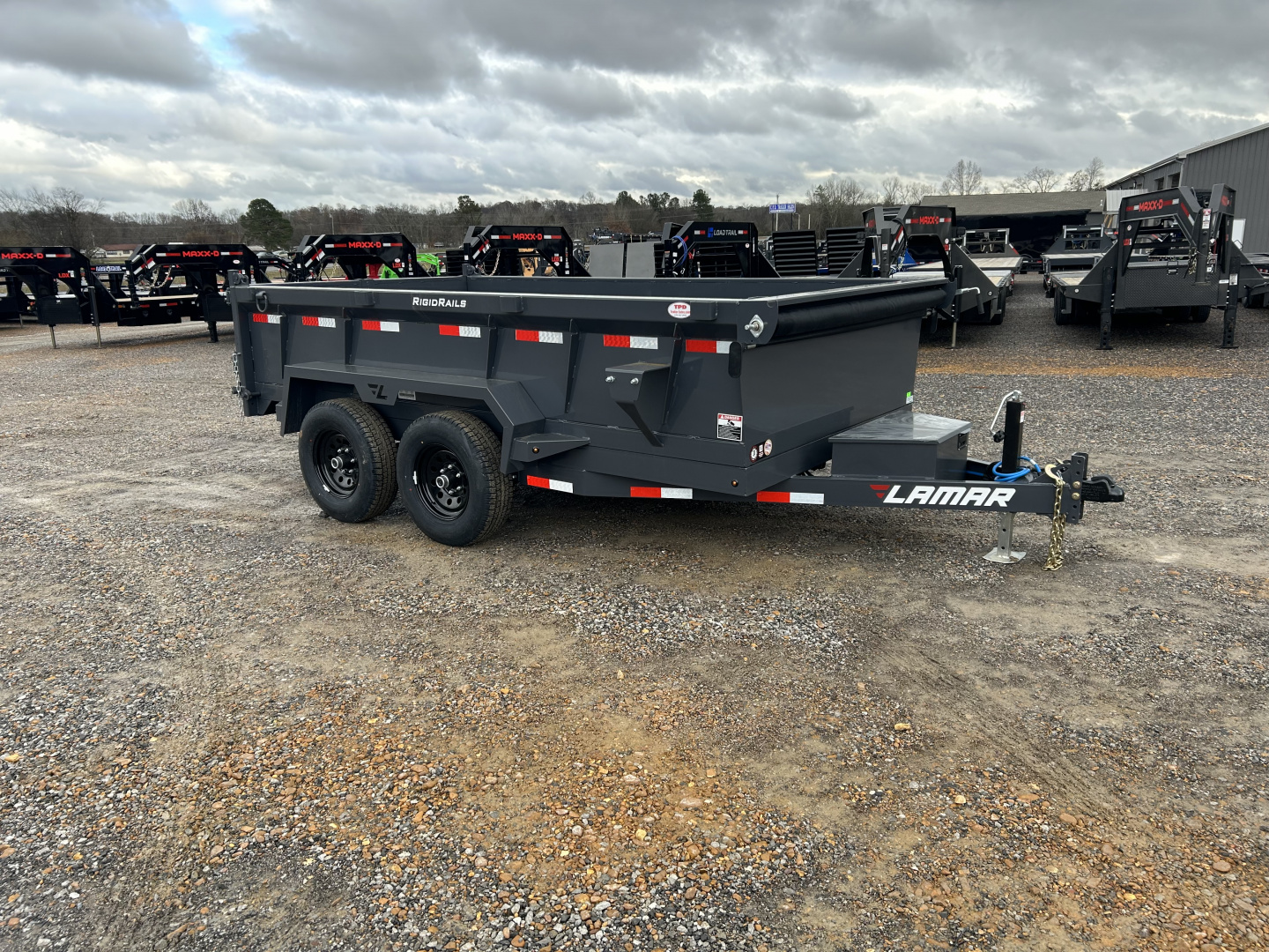New 2026 Lamar Dump Trailer | 77" x 12' | 10K GVWR