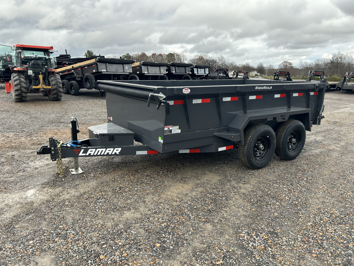 New 2026 Lamar Dump Trailer | 77" x 12' | 10K GVWR