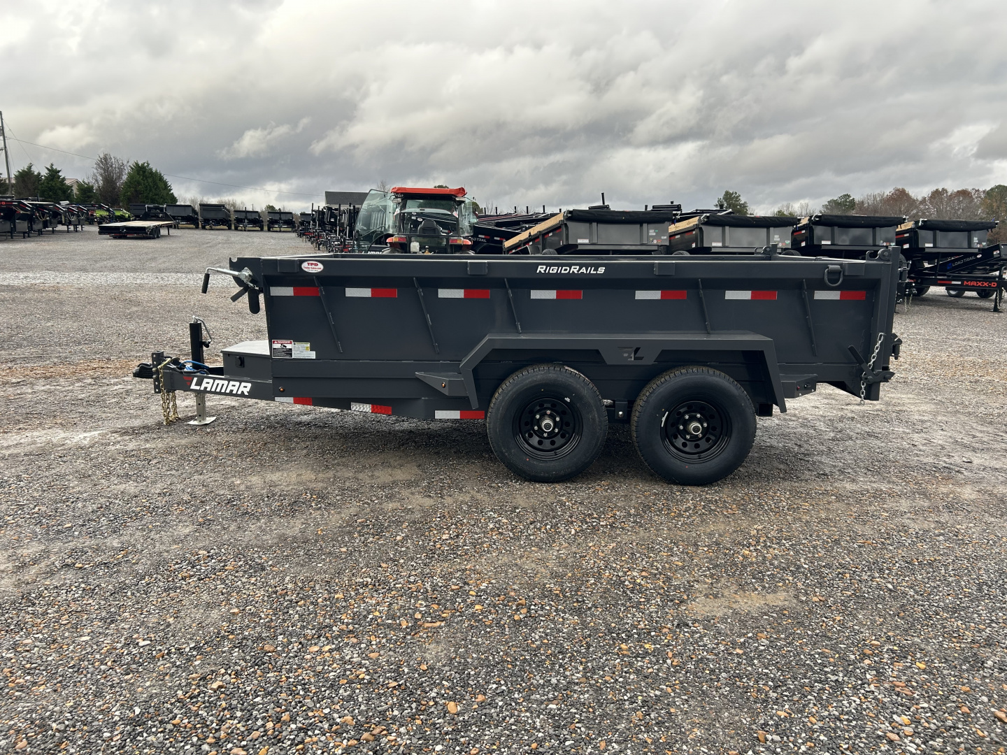 New 2026 Lamar Dump Trailer | 77" x 12' | 10K GVWR