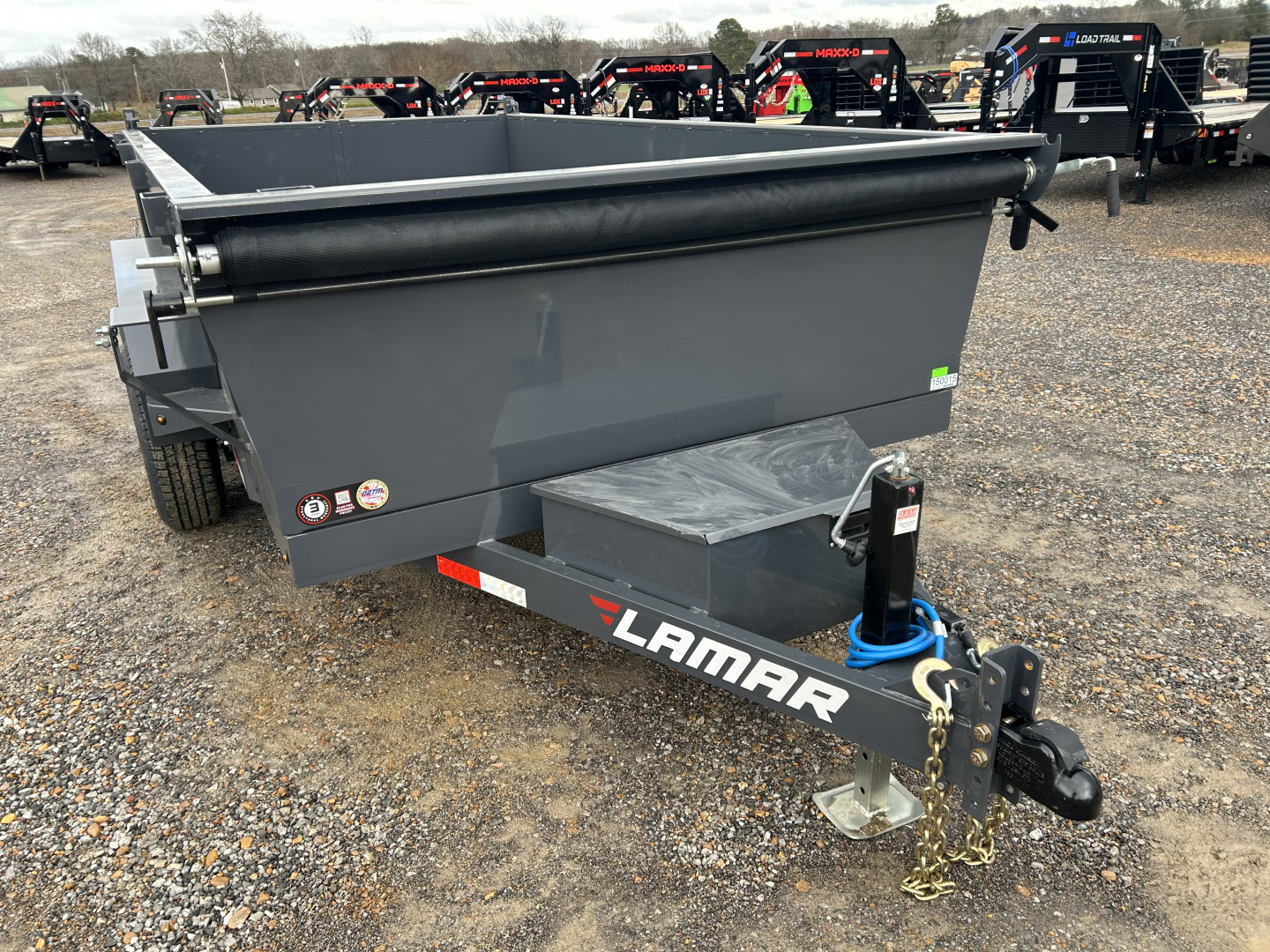 New 2026 Lamar Dump Trailer | 77" x 12' | 10K GVWR