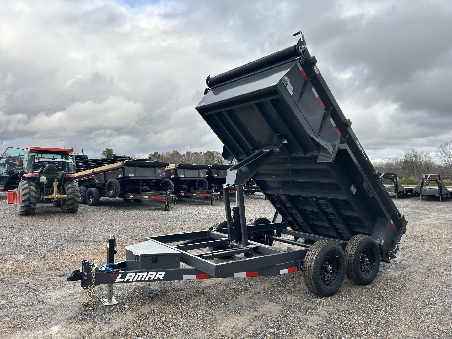 New 2026 Lamar Dump Trailer | 77" x 12' | 10K GVWR